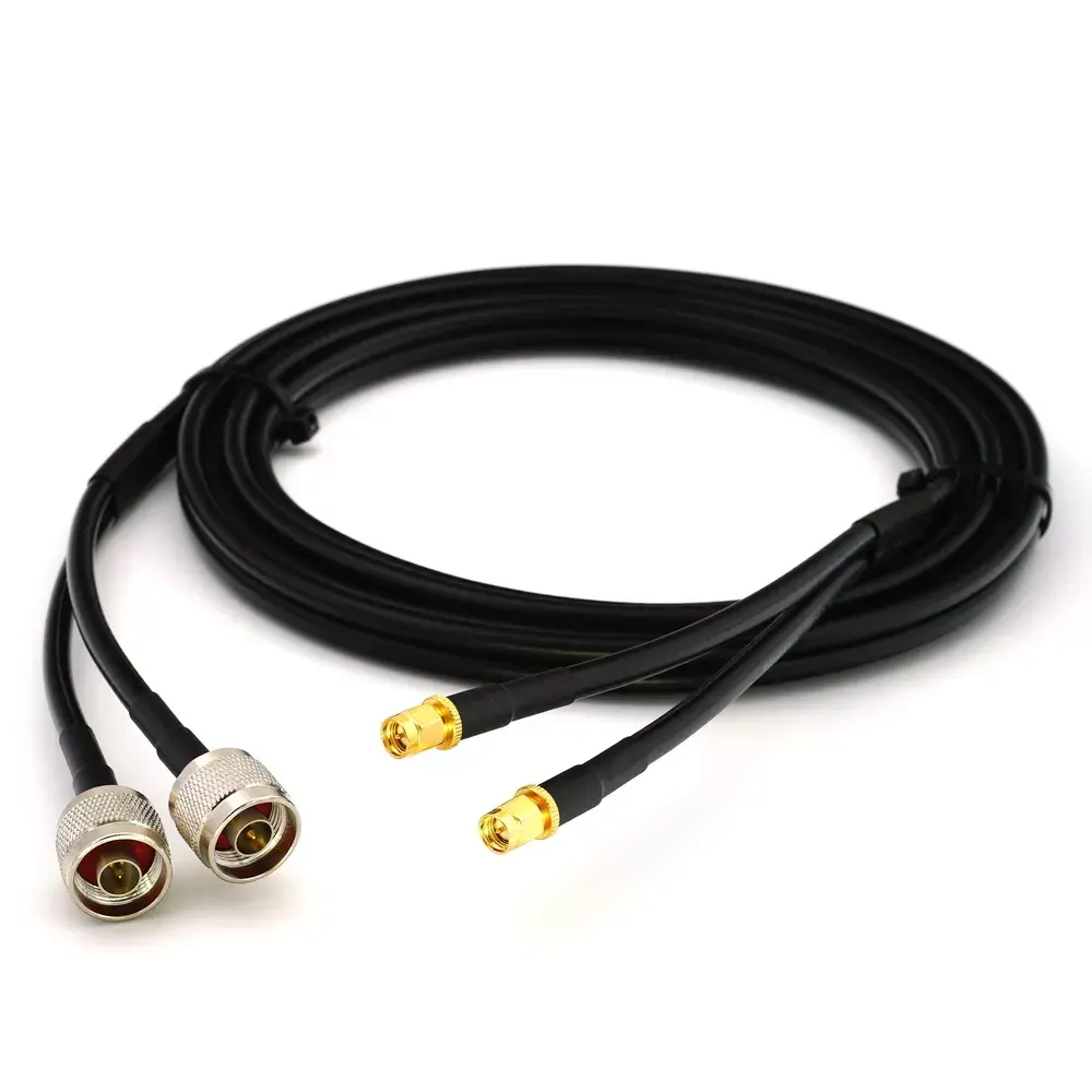 Coaxial cable Rangeful HF240 N male to SMA male 2 m Photo 3