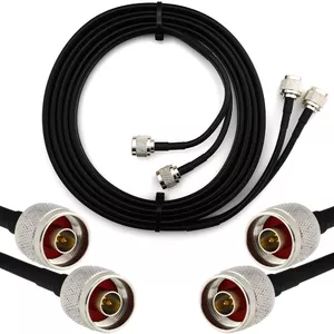 Коаксиальный кабель N-male — N-male двойной Rangeful HF240 50 Ом 12 м