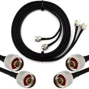 Coaxial cable N male to N male twin 50 Ω 1 m Rangeful HF240