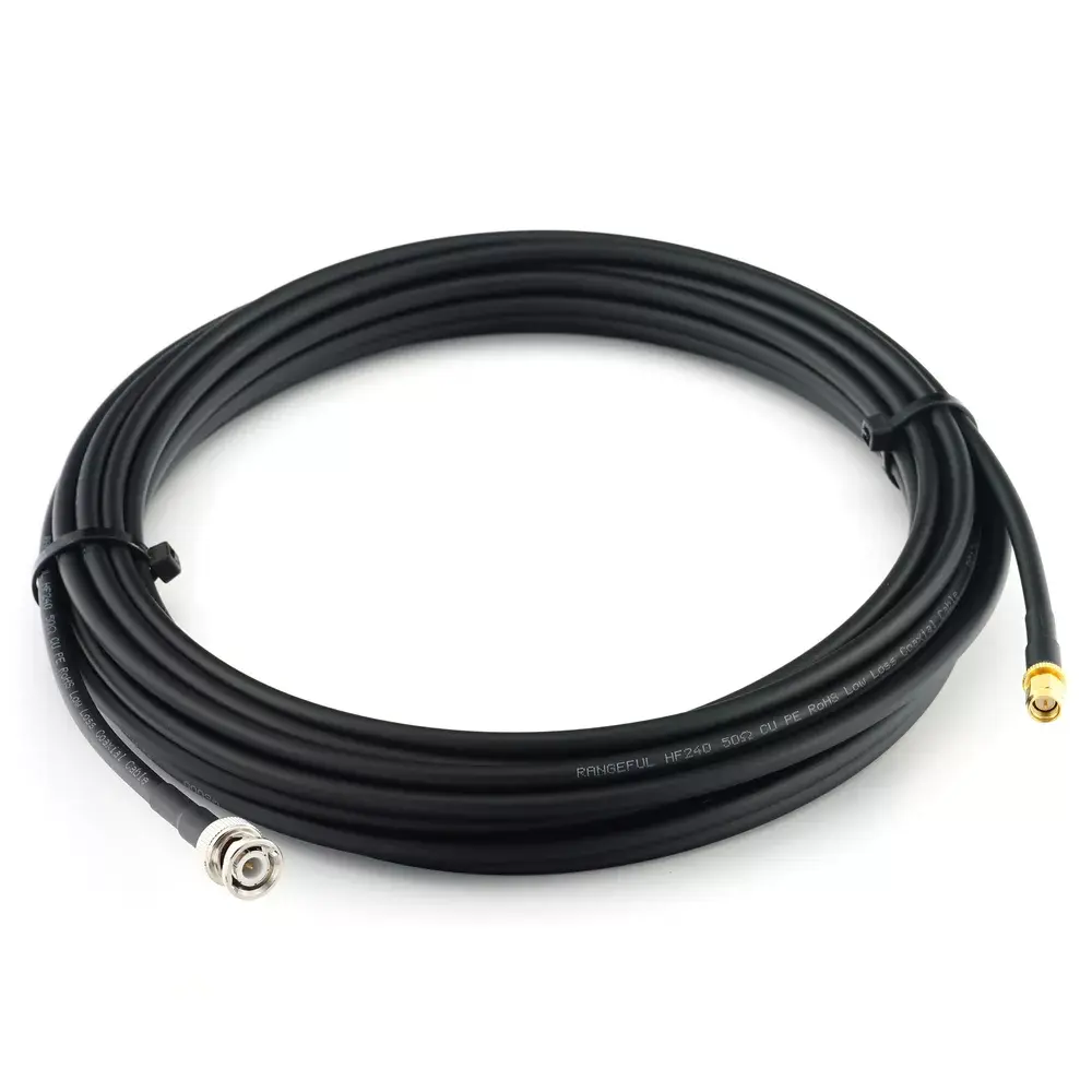 Rangeful HF240 BNC male to SMA male coaxial cable 2 m Photo 3
