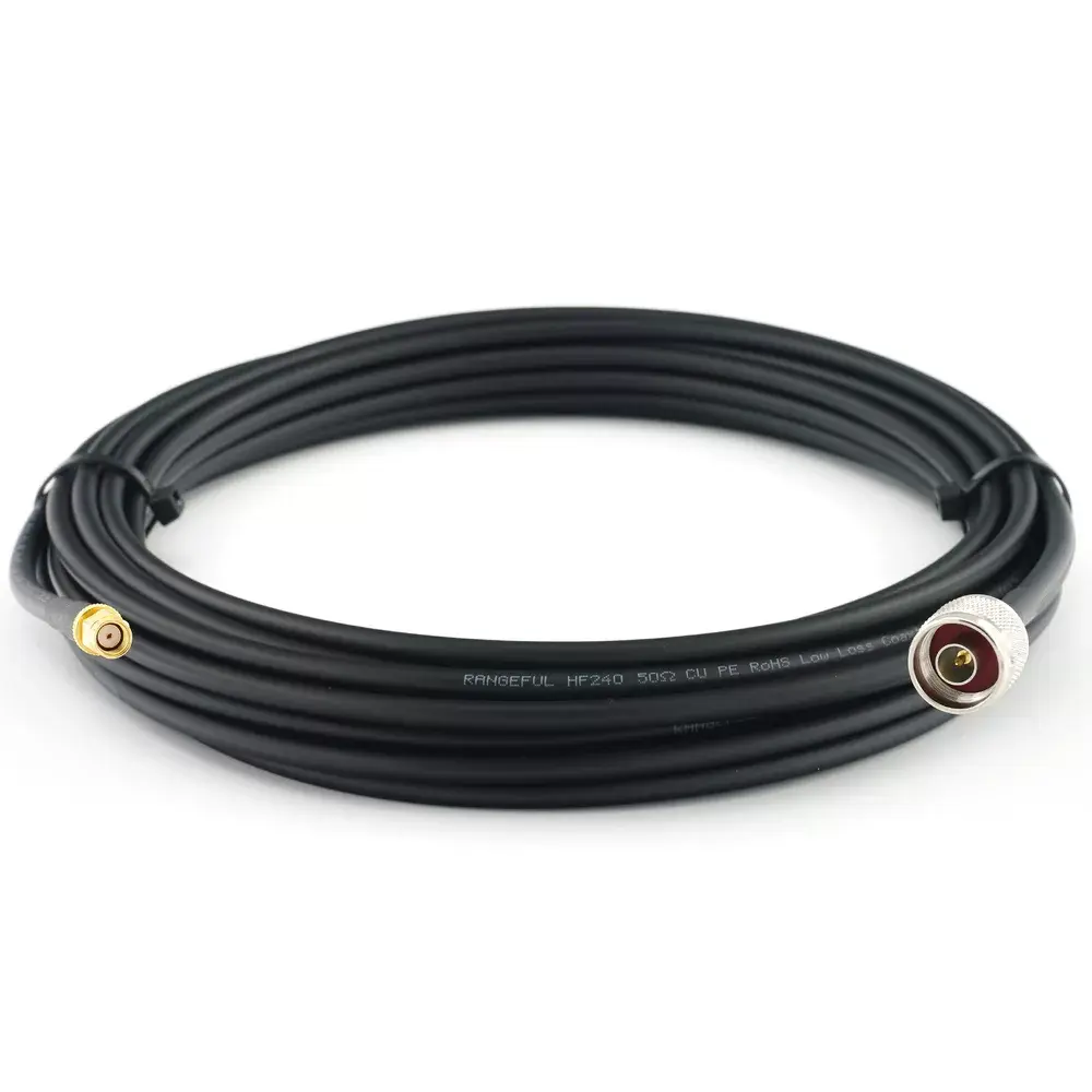 Кабель Rangeful HF240 5 м RP-SMA → N 50 Ω Photo 2