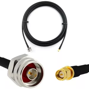 Coaxial cable Rangeful HF240 50 Ω, BNC male to BNC male, 2 m