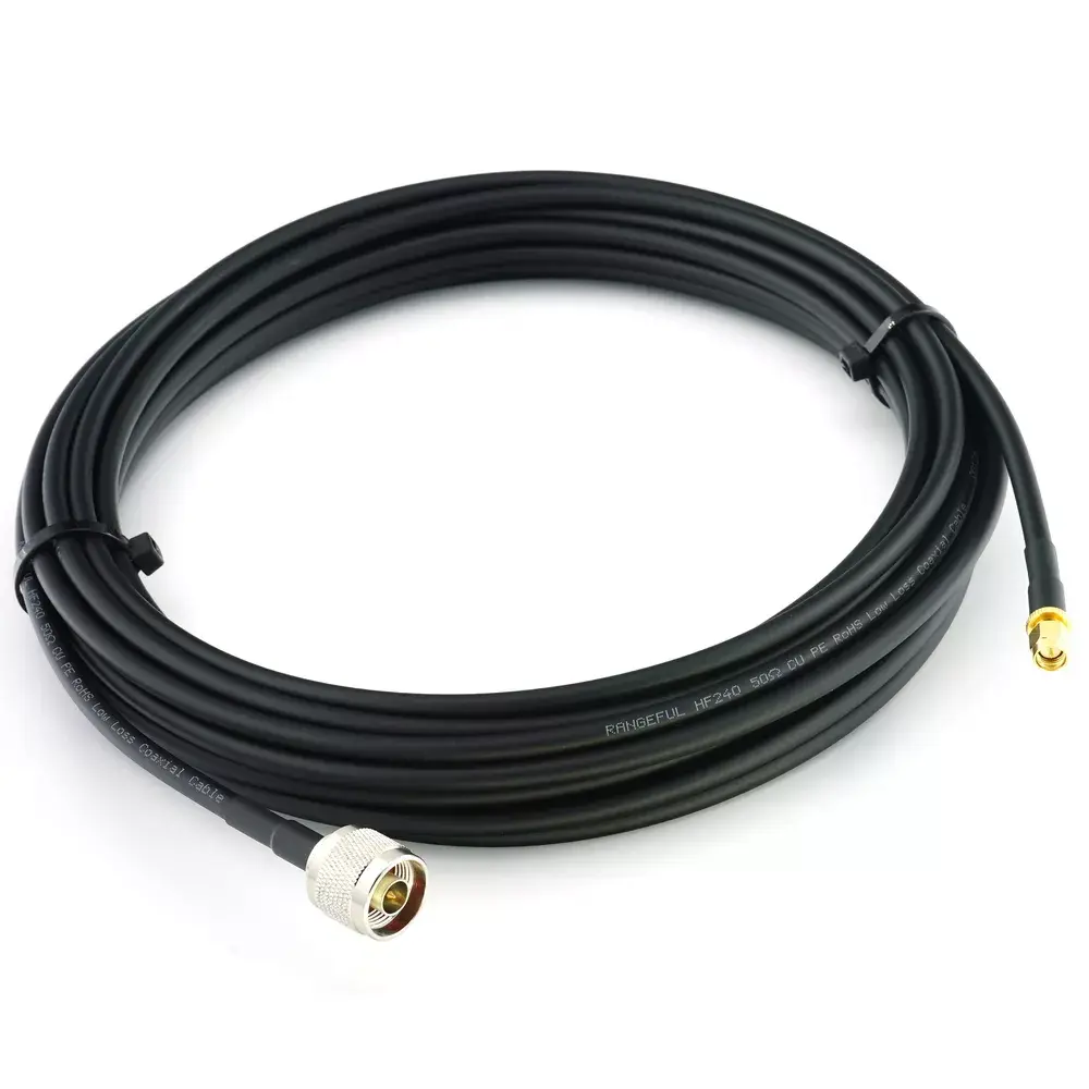 Rangeful HF240 coaxial cable SMA male to N male 1 m Photo 3