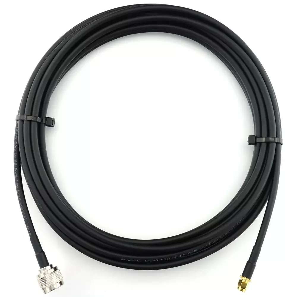 Rangeful HF240 SMA male to N male 2 m coaxial cable Photo 4