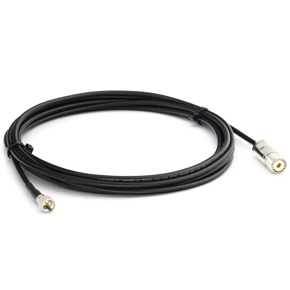 Rangeful Mini UHF male to SO239, RG58 10 m Photo 3