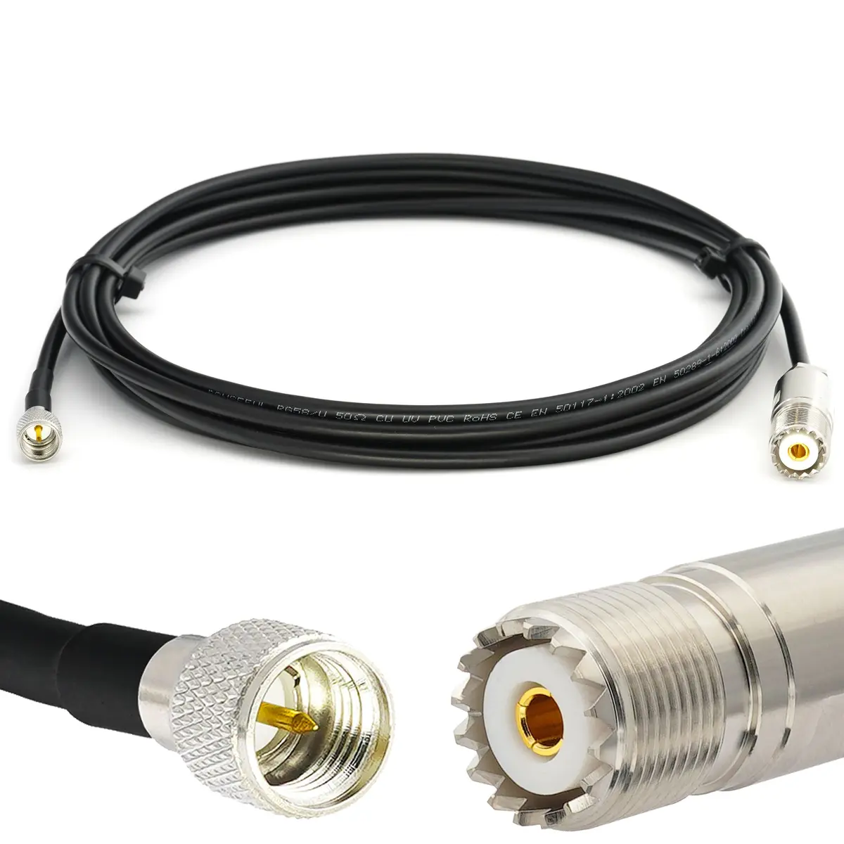 Koaksiālais kabelis Rangeful Mini UHF (MUHF)