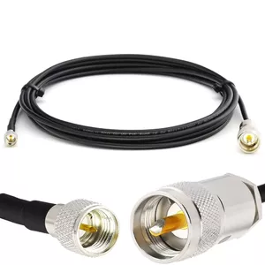 Coaxial adapter cable Rangeful Mini UHF (Male) to PL259 UHF, RG58 50 Ω, 0.5 m