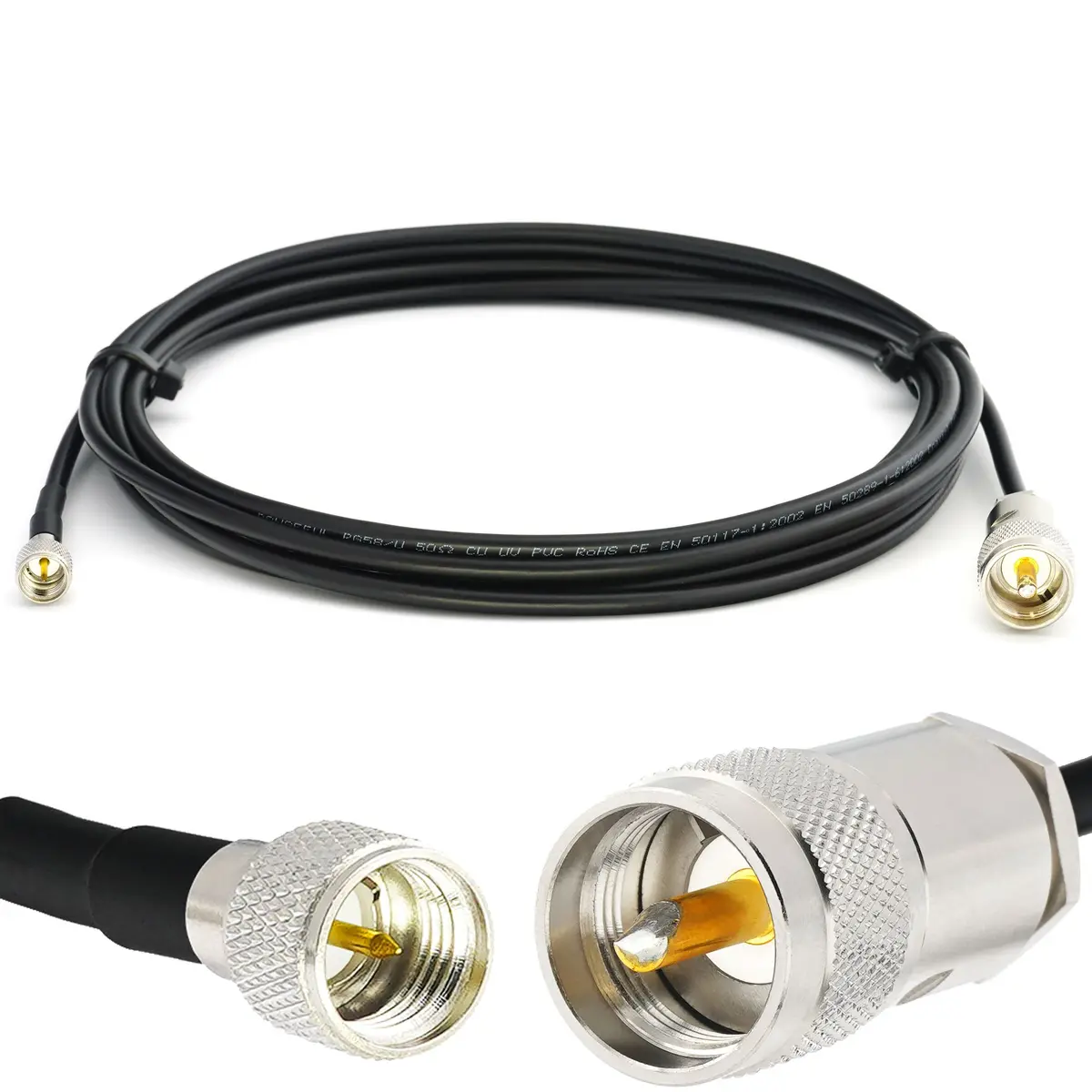 Koaksiālais adaptera kabelis Rangeful Mini UHF