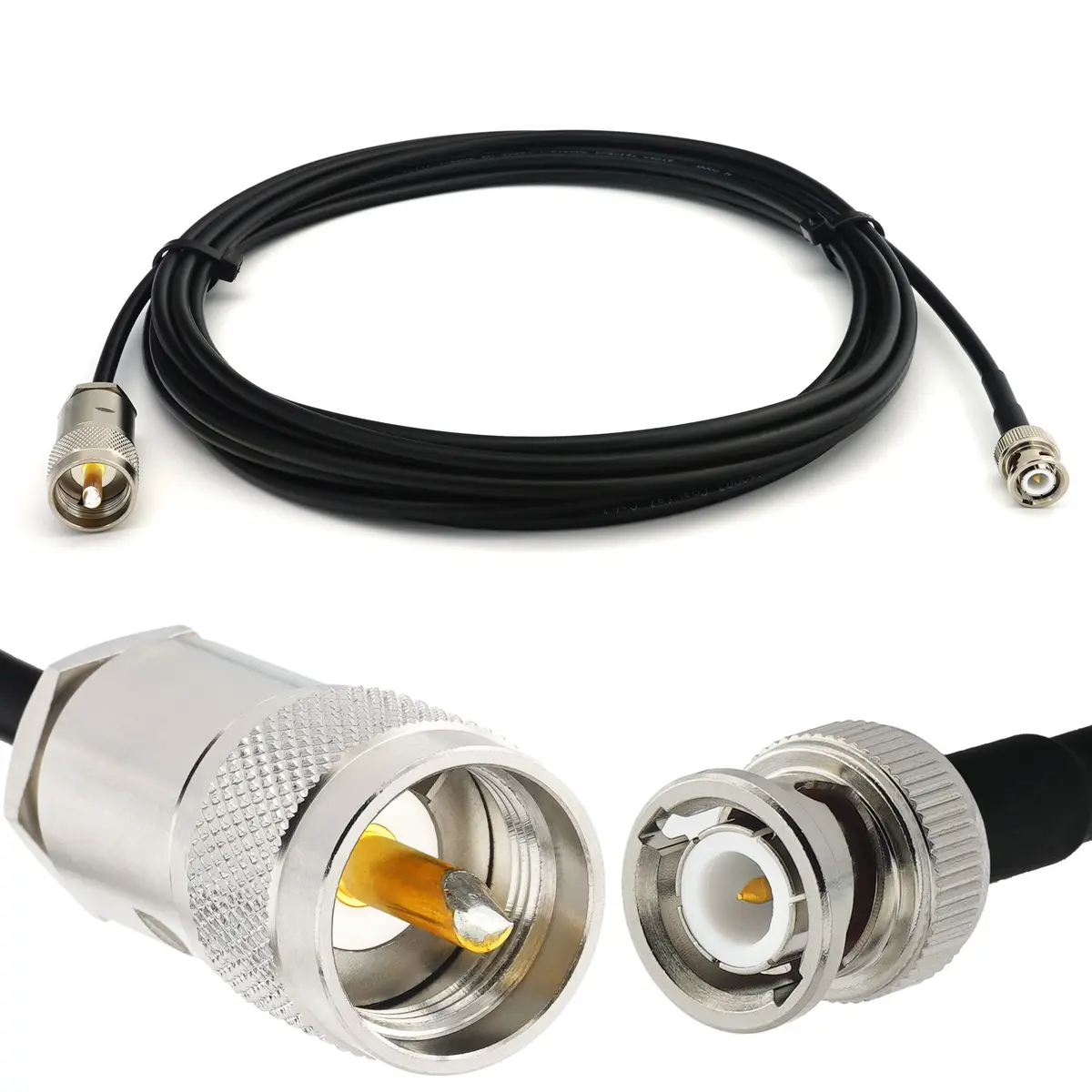 Koaksiālais adapters-kabelis Rangeful BNC vīrietis →