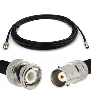 Coaxial cable Rangeful RG58-BNCM-BNCF-15 50 Ohm, BNC male to BNC female, 15 m