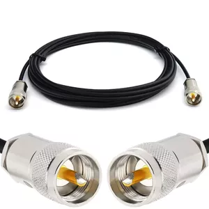 Coaxial cable Rangeful PL259 to PL259, 50 Ω RG58, 3 m