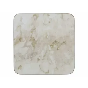 Paliktņi Creative Tops GB405234294 pelēks marmors ar korķi, komplekts 6 gab., 10,5×10,5 cm