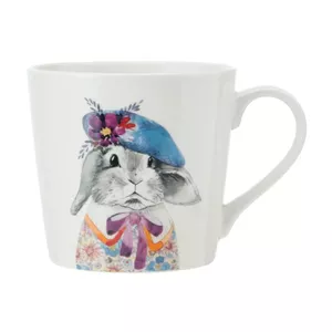 Porcelain mug MIKASA 380 ml — Bunny (Tipperleyhill Rabbit print) GB40MKTIPPMUGRAB