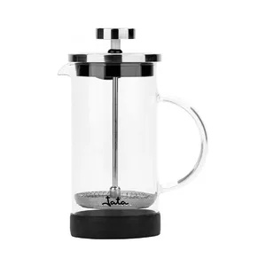 JATA HCAF1160 manuālais kafijas pagatavošanas rīks French Press 0,6 L Melns, Caurspīdīgs