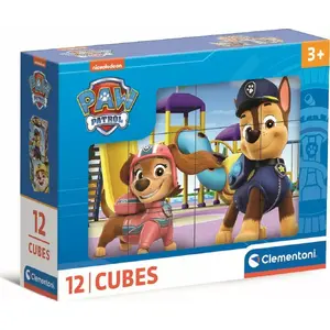 Children's building blocks Clementoni CLE Cubi 12 pieces Paw Patrol 41194