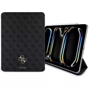 Protective iPad case GUESS GUFC13PM24PS4SGK Black Magnetic closure, 4G compatibility, large logo