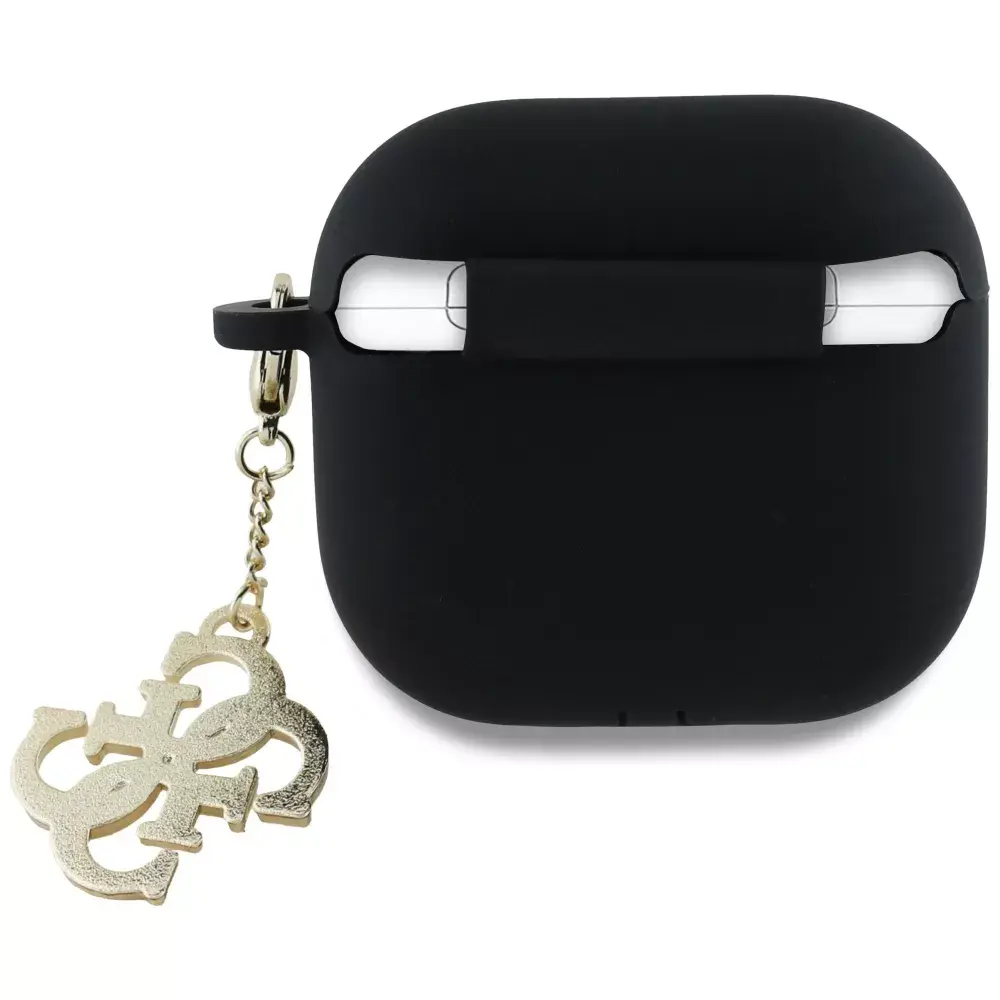 GUESS AirPods 4G Charm silikona vāks GUA4LECG4K Photo 3