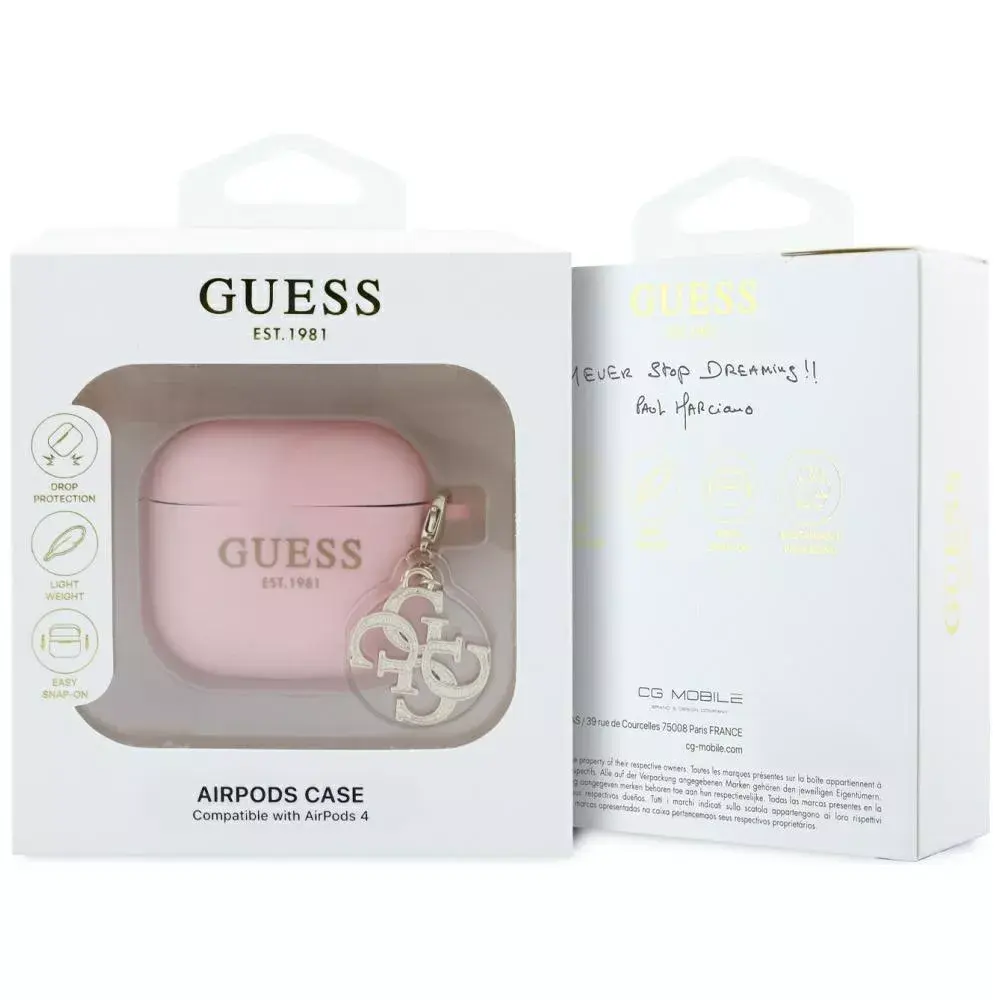 GUESS AirPods 4G silicone case GUA4LECG4P Photo 2