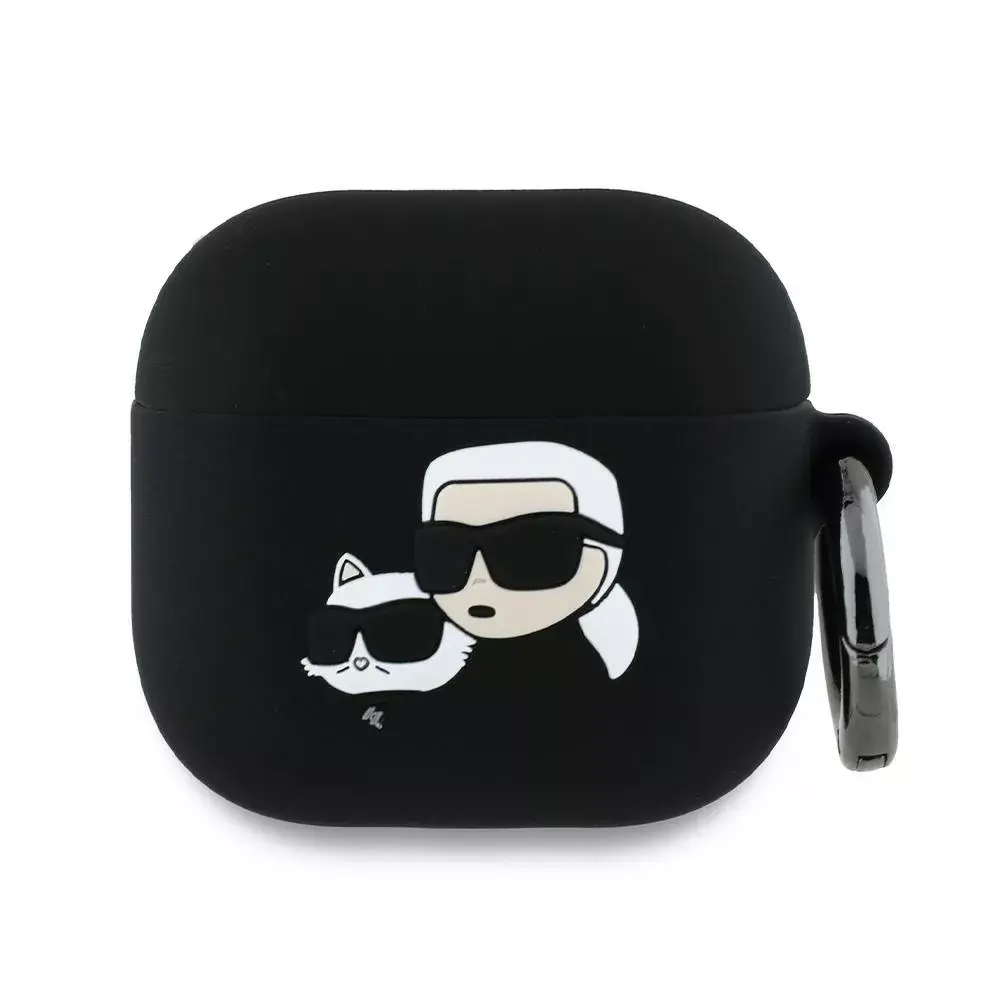 Чехол AirPods Karl Lagerfeld KLA4RUNKCHK Черный 3D Photo 2