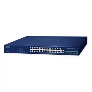 Managed Switch PLANET Layer 3 24-Port 10/100/1000T PoE