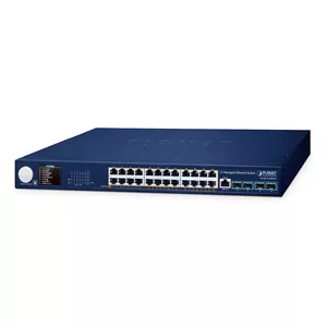 Managed Switch PLANET Layer 3 24-Port 10/100/1000T PoE