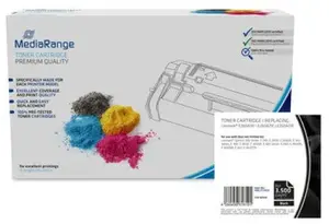 Toneris MediaRange Lexmark E260A11E/E260A21E/E260A31E 3000 lapas melns