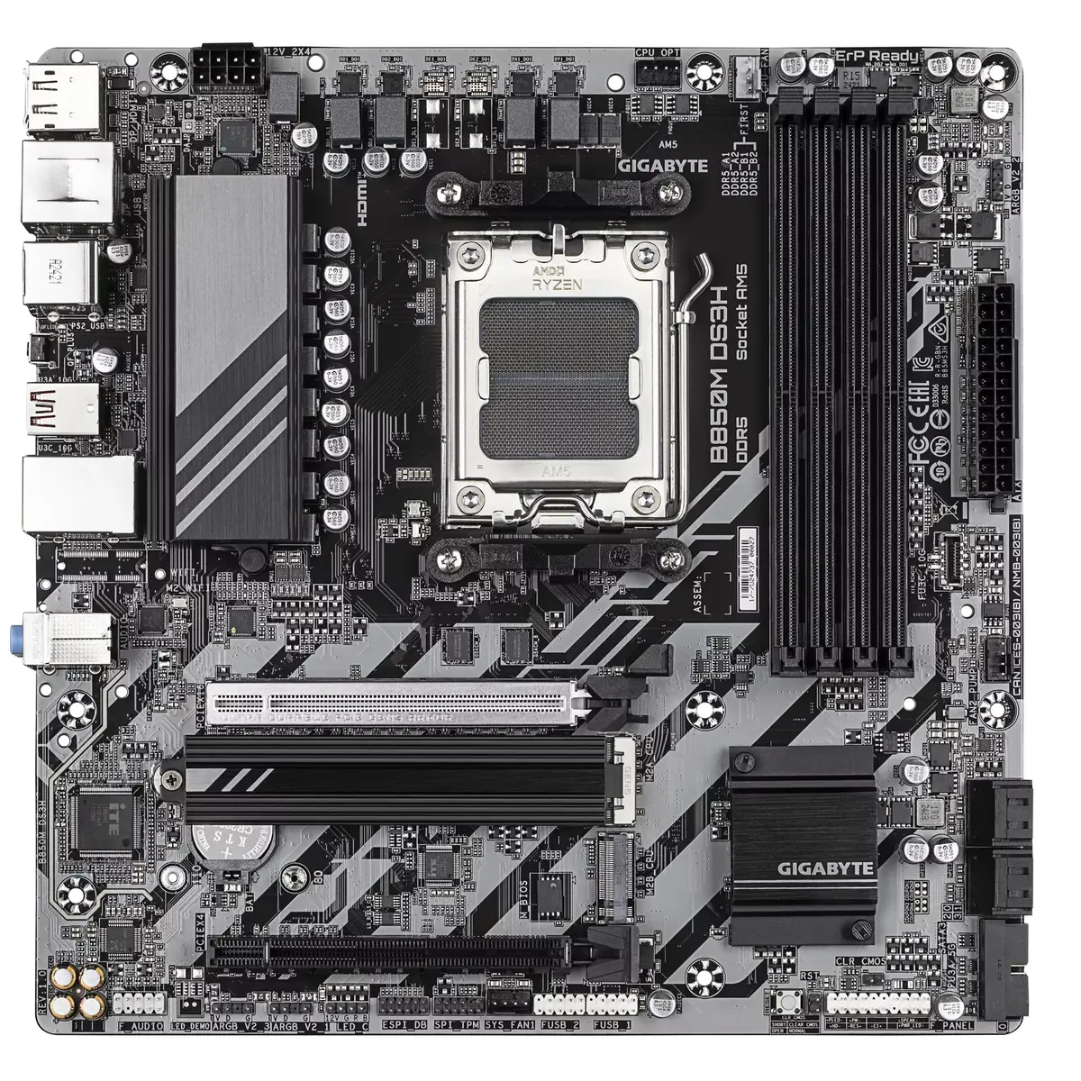 Motherboard GIGABYTE B850M DS3H, B850 Photo 2