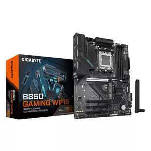 Mātesplate GIGABYTE B850 GAMING WIFI6, AMD B850 čipset, AM5 ligzda, ATX, 4x DDR5, Wi‑Fi 6, 3x M.2, 4x SATA III