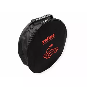 Storage bag ROLINE 19.08.0091 for electric vehicle charging accessories, black, 214.7 g