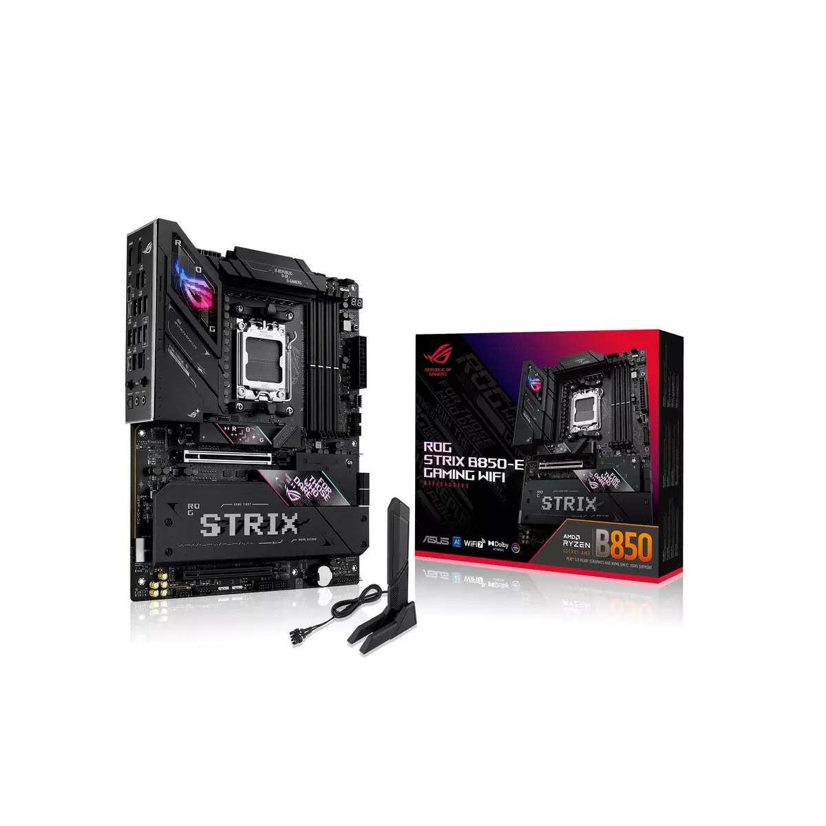 Mātesplate ASUS ROG STRIX B850‑E GAMING WIFI Photo 15