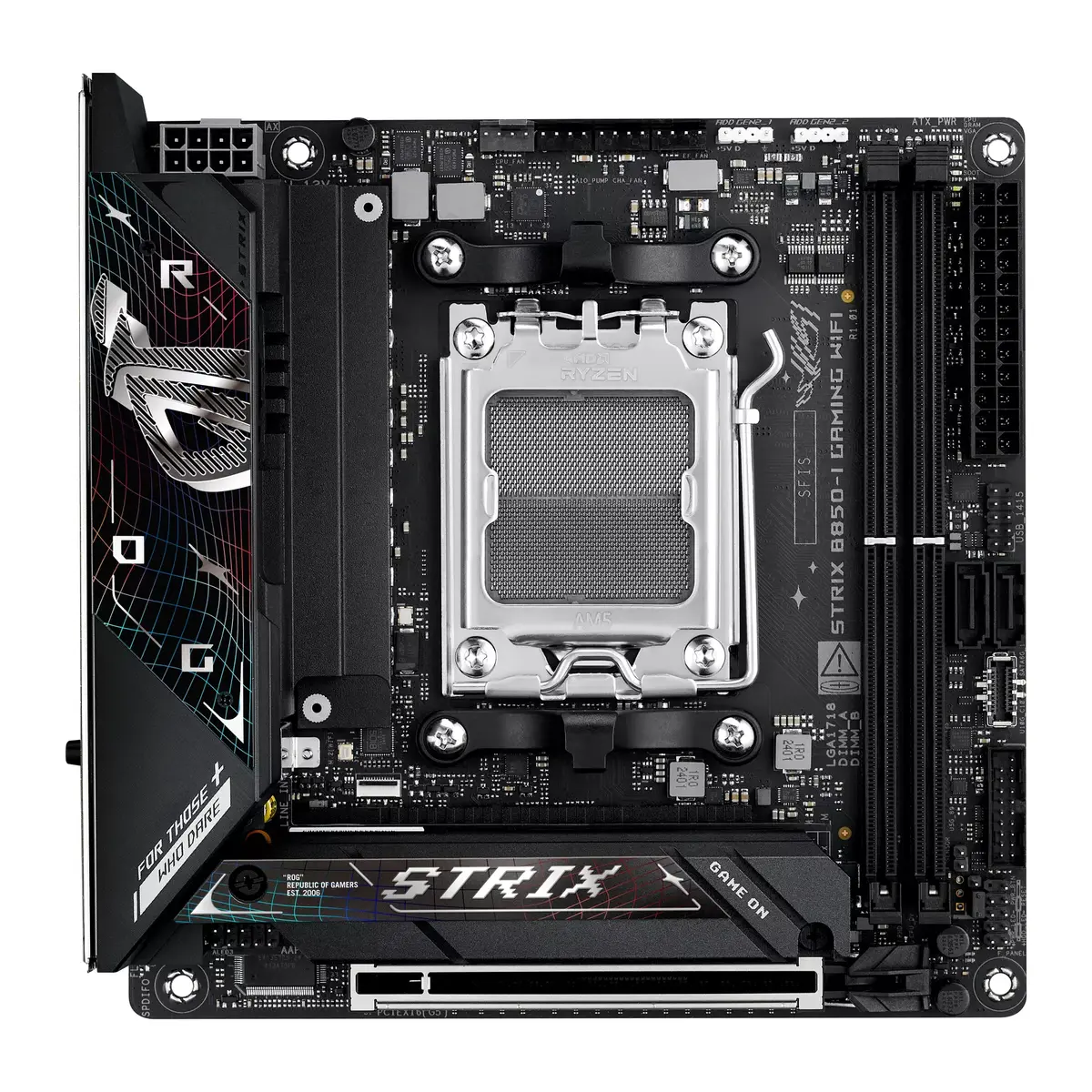 ASUS ROG STRIX B850-I GAMING WIFI mini ITX mātesplate Photo 2