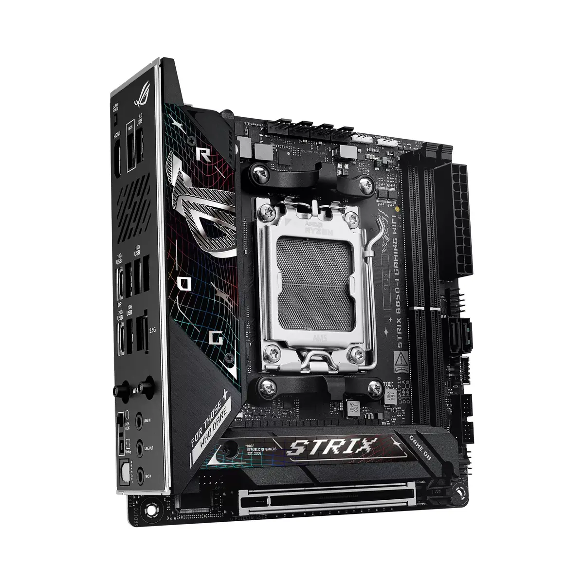 ASUS ROG STRIX B850-I GAMING WIFI mini ITX mātesplate Photo 5