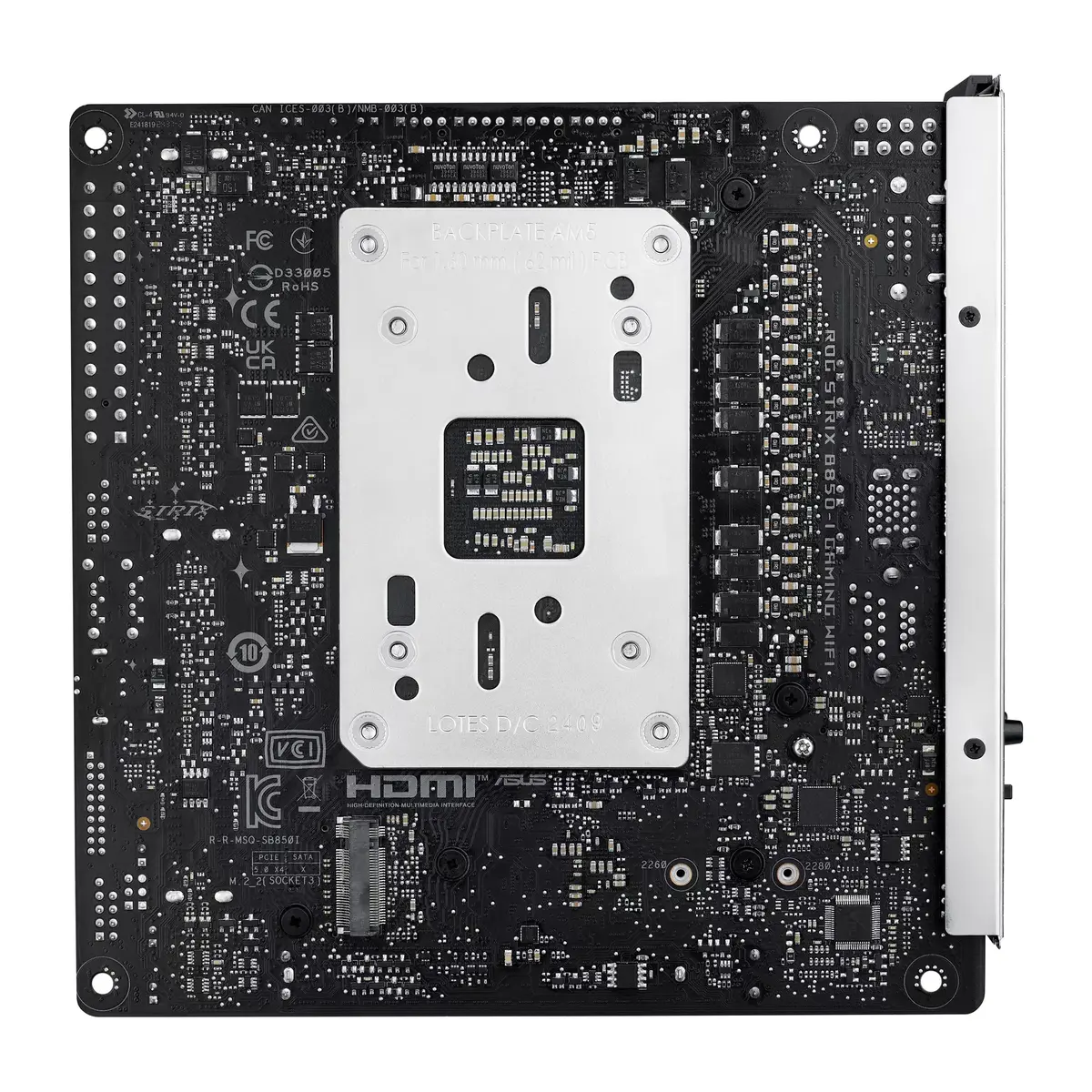ASUS ROG STRIX B850-I GAMING WIFI mini ITX mātesplate Photo 16
