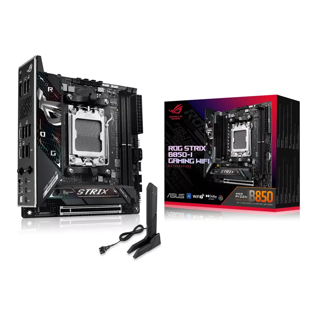 ASUS ROG STRIX B850-I GAMING WIFI mini ITX mātesplate Photo 20