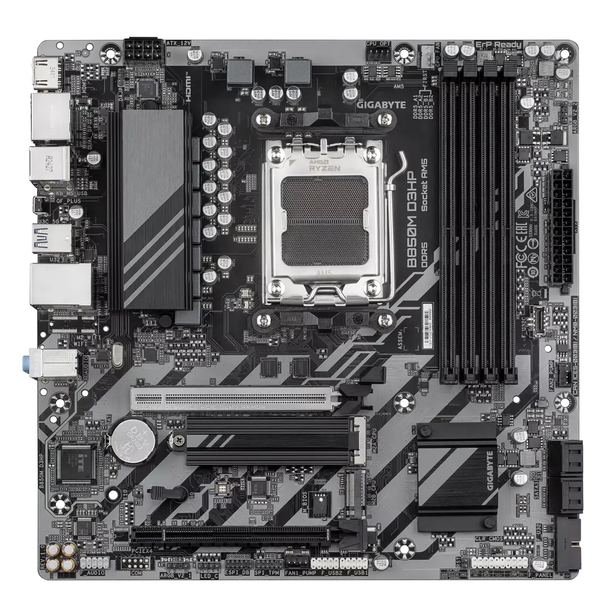 Pamatplate GIGABYTE B850M D3HP, B850 Photo 2