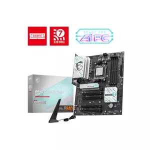 Mātesplate MSI B840 GAMING PLUS WIFI — AMD B840, Socket AM5, ATX, DDR5, 4 DIMM, Wi‑Fi 7, 2.5Gb LAN, 2x M.2