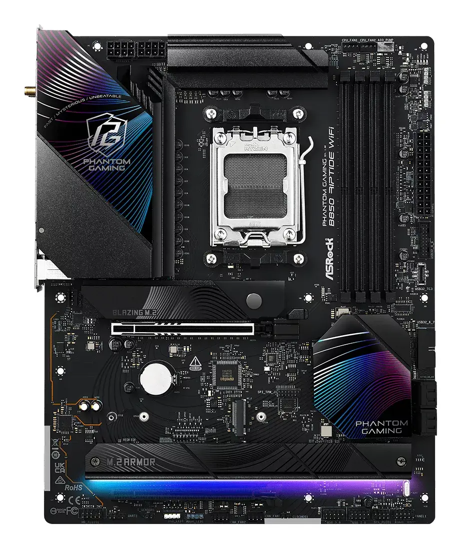 Mātesplate ASRock Phantom Gaming B850 Riptide WiFi Photo 2