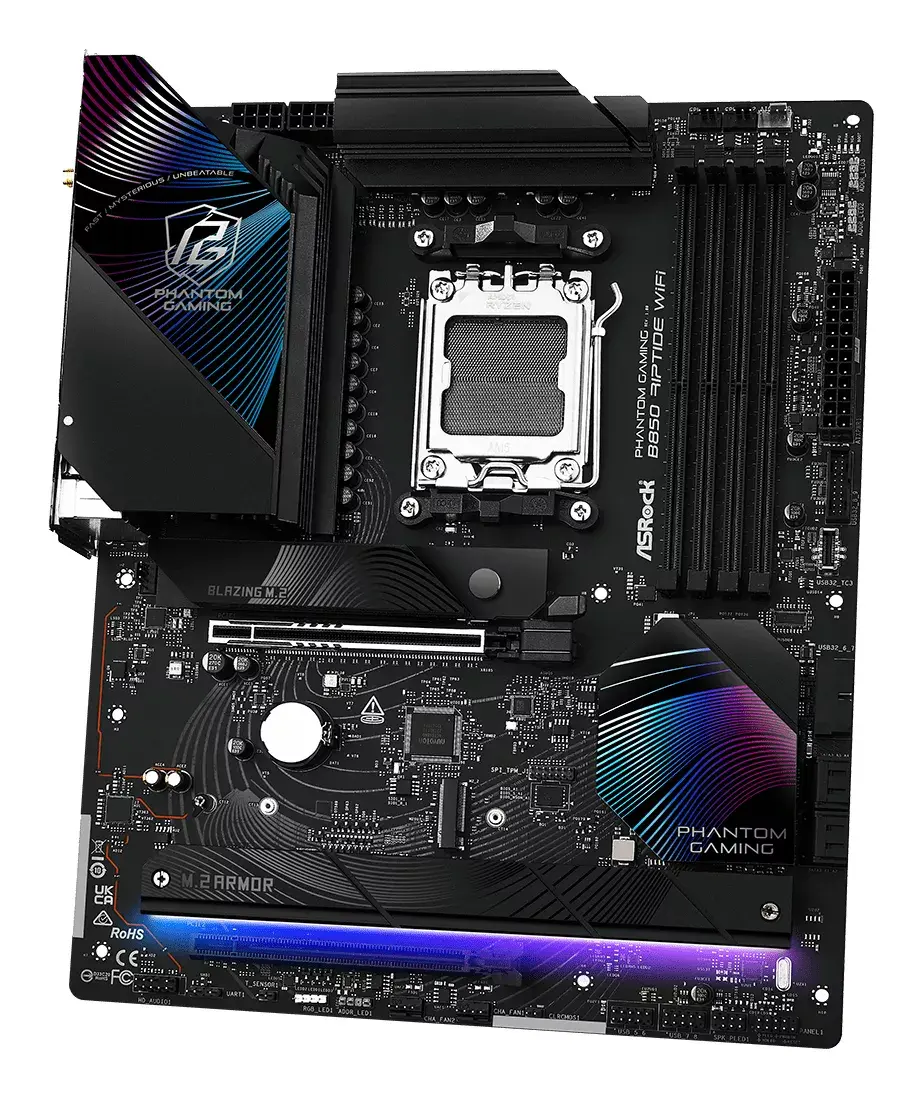 Mātesplate ASRock Phantom Gaming B850 Riptide WiFi Photo 4