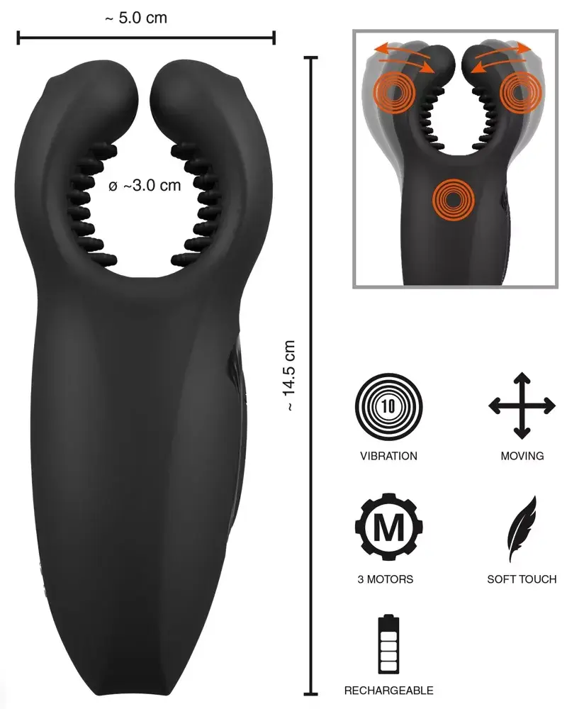 Мастурбатор Rebel Man Wand силиконовый Photo 12