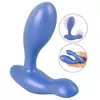 Анальный вибратор Sweet Smile Metallic silicone двухмоторный Photo 2