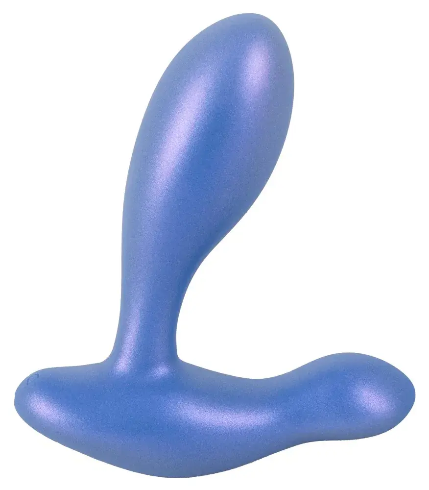 Анальный вибратор Sweet Smile Metallic silicone двухмоторный Photo 4