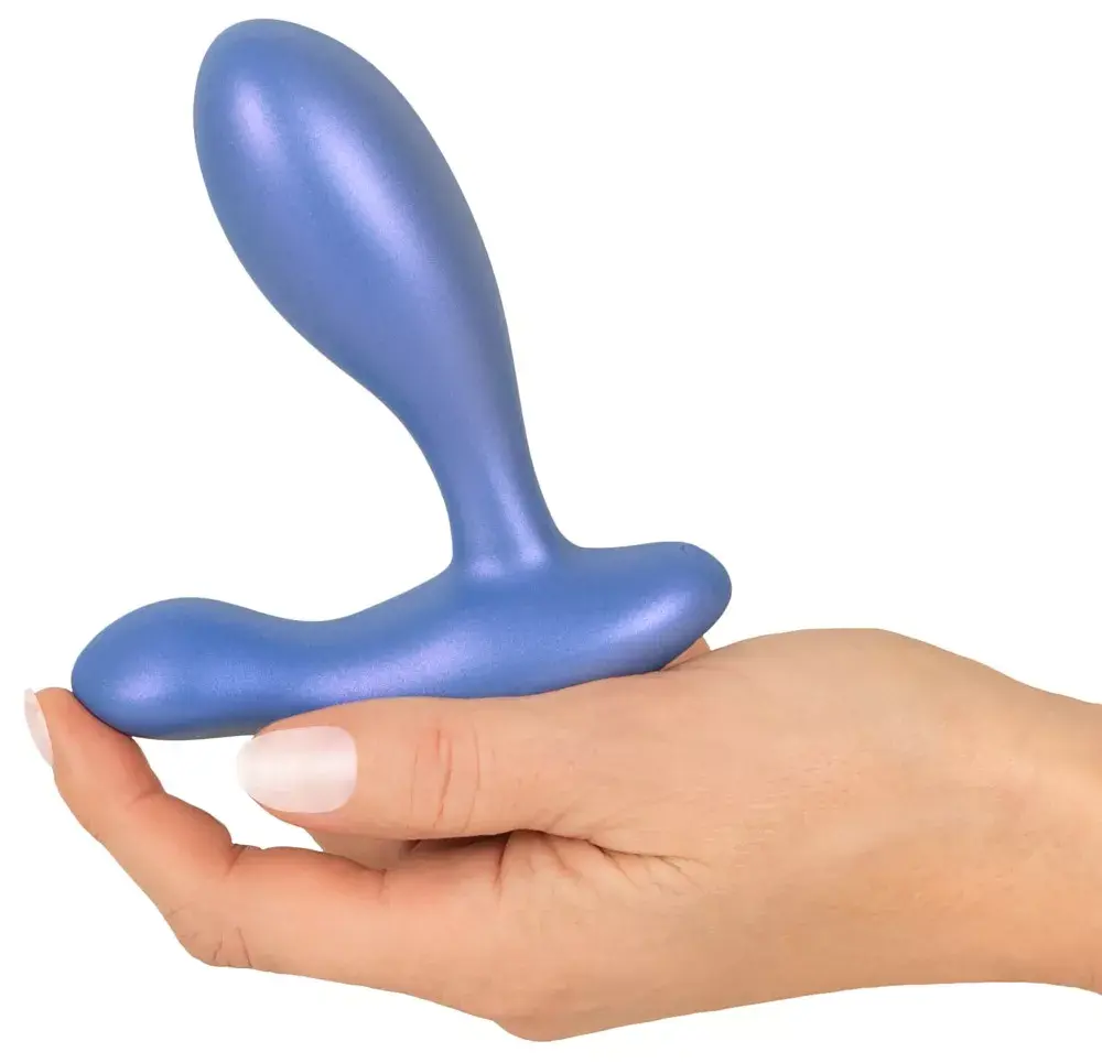 Анальный вибратор Sweet Smile Metallic silicone двухмоторный Photo 8