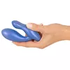 Анальный вибратор Sweet Smile Metallic silicone двухмоторный Photo 9