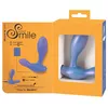 Анальный вибратор Sweet Smile Metallic silicone двухмоторный Photo 13