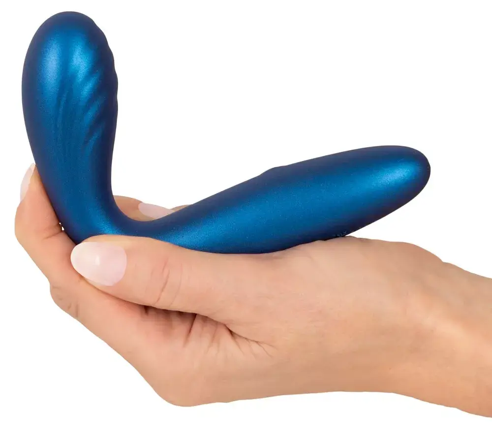 G-spot вибратор Sweet Smile гибкий силикон металлик фиолетовый Photo 8