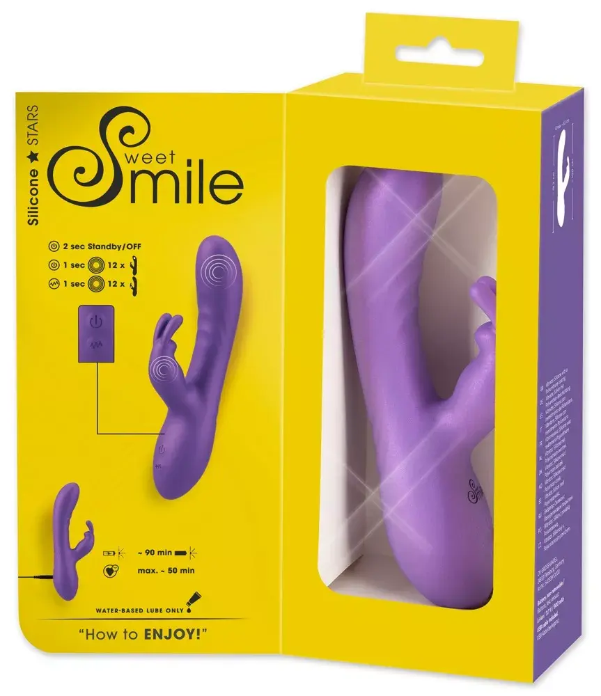 Вибратор Sweet Smile Flexible Rabbit силикон 18,3 см Photo 12