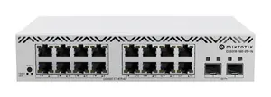 Managed switch MikroTik CSS318-16G-2S+IN — 16x Gigabit (10/100/1000) RJ-45, 2x SFP+ (10G), white