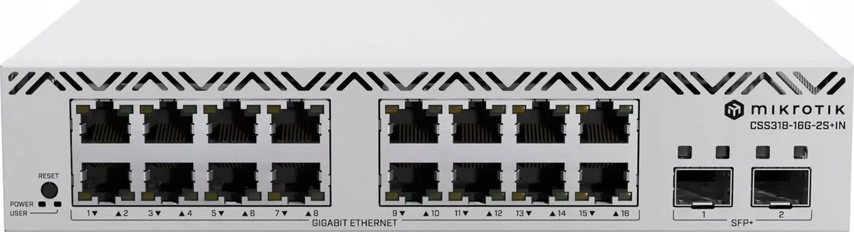 Pārvaldāms slēdzis MikroTik CSS318-16G-2S+IN — 16x