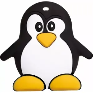 Силиконовый прорезыватель akuku Gryzak Silikonowy Pingwin – детская силиконовая игрушка в форме пингвина