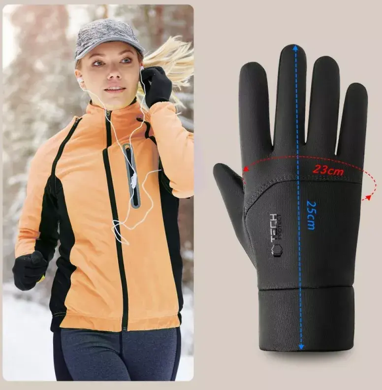 Tech-Protect WG01 smart gloves — Large black Photo 2